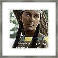 Sioux Woman, C1907 #4 Framed Print