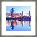 Springfield Massachusetts City Skyline Early Morning #4 Framed Print