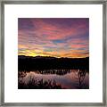Sunset At Highland Glen #4 Framed Print