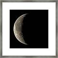 Waning Crescent Moon #4 Framed Print