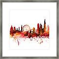 London England Skyline #41 Framed Print