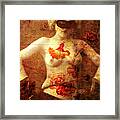 Winsome Woman Framed Print