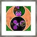 Abstract Painting - Onyx #44 Framed Print