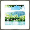 Waterfall #44 Framed Print