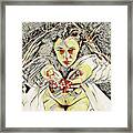 4448s-ab The Succubus Comes For You Erotica In The Style Of Kandinsky Framed Print