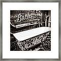 5 Cent Bath Framed Print