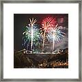 Clifton Suspension Bridge Fireworks #5 Framed Print