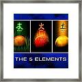Asian Art 5 Elements Of Tcm Framed Print