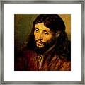 Head Of Christ Framed Print