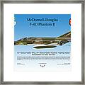 Mcdonnell Douglas F-4d Phantom Ii #10 Framed Print