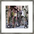 Streets Of Naples #5 Framed Print