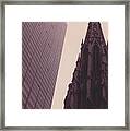 5th Avenue Nyc Old And New Framed Print