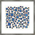Blue Abstract #6 Framed Print