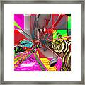Cat And Mouse Art Collection #6 Framed Print