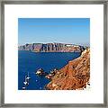Santorini Skyline #6 Framed Print