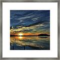 Sunrise Onset Pier #7 Framed Print
