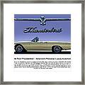 66 T-bird Display Piece Framed Print