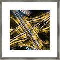 Aerial View Of Traffic Jams At Nonthaburi Intersection In The Evening, Bangkok. #7 Framed Print