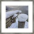 Alpine Winter Reflections #7 Framed Print