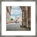 Green Gate, Long Market Street, Gdansk, Poland Framed Print