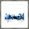 Manchester England Skyline #7 Framed Print