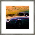 72 Ford Ranchero By The Sea Framed Print