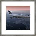 747twilight Framed Print