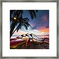 Kihei Canoes #8 Framed Print