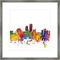 Knoxville Tennessee Skyline #8 Framed Print