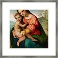 The Virgin And Child #8 Framed Print