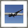 American Airlines Boeing 777 #3 Framed Print