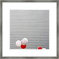 9 Balloons Framed Print