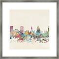 Baltimore Maryland Skyline #9 Framed Print