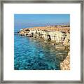 Sea Caves Ayia Napa - Cyprus #9 Framed Print