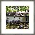 908 Patio View Framed Print