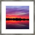Sunrise At Sloan's Lake Framed Print