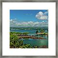 A Beautiful Day Over Hilo Bay Framed Print