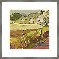 A Bend In The Road Framed Print