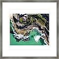 A Birdseye View Of Tama Reef And Maccas Framed Print