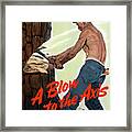 A Blow To The Axis - Ww2 Framed Print
