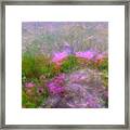 A Breeze In Monet's Garden Framed Print