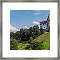 A Castle In The Alps Framed Print