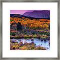 A Colorado Fall Along Kebler Pass Framed Print