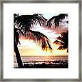 A Couple On The Shore Framed Print