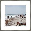 A Day At Paradise Beach Framed Print