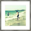 A Day At The Beach Iii Framed Print