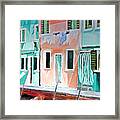 A Day In Burrano Framed Print