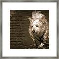 A Dog Owners Prayer Framed Print