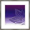 A Good Day For Purple Framed Print