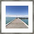 A Great Day For Fishing Framed Print